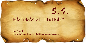 Sárközi Ildikó névjegykártya
